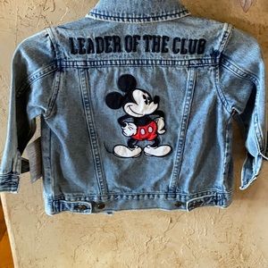 Mickey Mouse denim jacket size 3.